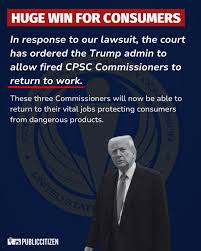 trump cpsc commissioners lawsuit