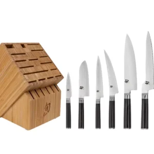 Universal Wooden Magnetic Knife Block